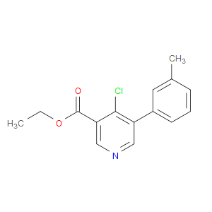 ethyl 4-chloro-5-(m-tolyl)nicotinate