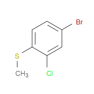 1-Bromo-3-chloro-4-(methylthio)benzene