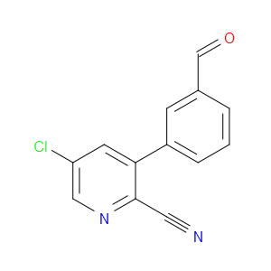 5-chloro-3-(3-formylphenyl)picolinonitrile
