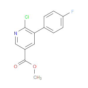 methyl 6-chloro-5-(4-fluorophenyl)nicotinate