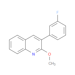 3-(3-fluorophenyl)-2-methoxyquinoline