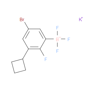 potassium (5-bromo-3-cyclobutyl-2-fluorophenyl)trifluoroborate