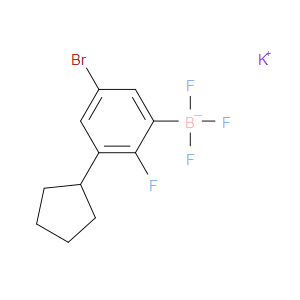 potassium (5-bromo-3-cyclopentyl-2-fluorophenyl)trifluoroborate