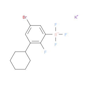 potassium (5-bromo-3-cyclohexyl-2-fluorophenyl)trifluoroborate