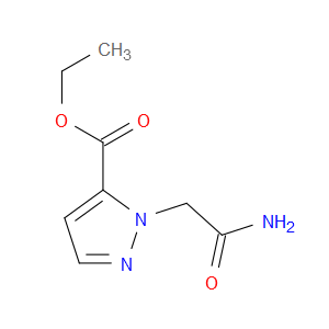ethyl 1-(2-amino-2-oxoethyl)-1H-pyrazole-5-carboxylate