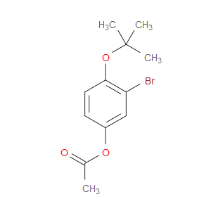 Phenol, 3-bromo-4-(1,1-dimethylethoxy)-, 1-acetate