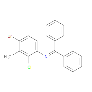 4-bromo-2-chloro-N-(diphenylmethylene)-3-methylaniline