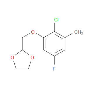 2-((2-chloro-5-fluoro-3-methylphenoxy)methyl)-1,3-dioxolane