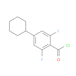 4-cyclohexyl-2,6-difluorobenzoyl chloride