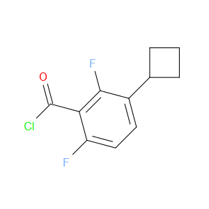 3-cyclobutyl-2,6-difluorobenzoyl chloride