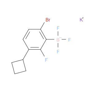 potassium (6-bromo-3-cyclobutyl-2-fluorophenyl)trifluoroborate