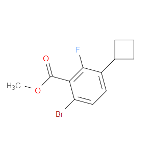methyl 6-bromo-3-cyclobutyl-2-fluorobenzoate