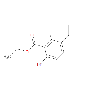 ethyl 6-bromo-3-cyclobutyl-2-fluorobenzoate