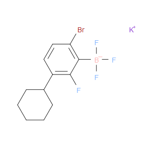 potassium (6-bromo-3-cyclohexyl-2-fluorophenyl)trifluoroborate