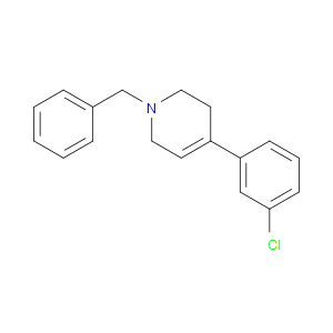 4-(3-Chlorophenyl)-1,2,3,6-tetrahydro-1-(phenylmethyl)pyridine