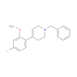 4-(4-Fluoro-2-methoxyphenyl)-1,2,3,6-tetrahydro-1-(phenylmethyl)pyridine