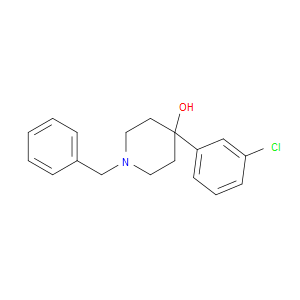 4-(3-Chlorophenyl)-1-(phenylmethyl)-4-piperidinol