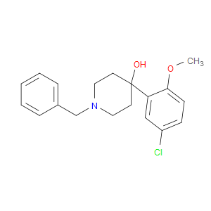 4-(5-Chloro-2-methoxyphenyl)-1-(phenylmethyl)-4-piperidinol