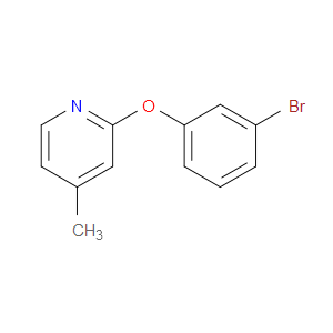 Pyridine, 2-(3-bromophenoxy)-4-methyl-