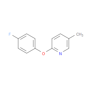 2-(4-Fluorophenoxy)-5-methylpyridine