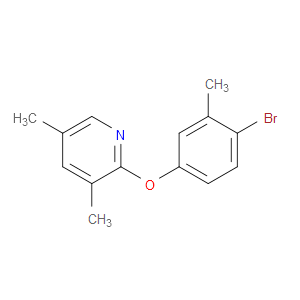 2-(4-Bromo-3-methylphenoxy)-3,5-dimethylpyridine