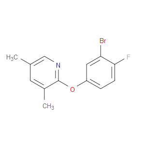 2-(3-Bromo-4-fluorophenoxy)-3,5-dimethylpyridine