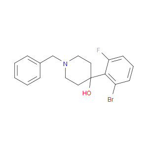 1-benzyl-4-(2-bromo-6-fluorophenyl)piperidin-4-ol
