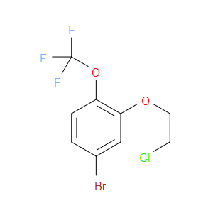 4-bromo-2-(2-chloroethoxy)-1-(trifluoromethoxy)benzene