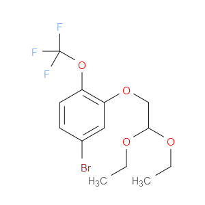 4-bromo-2-(2,2-diethoxyethoxy)-1-(trifluoromethoxy)benzene