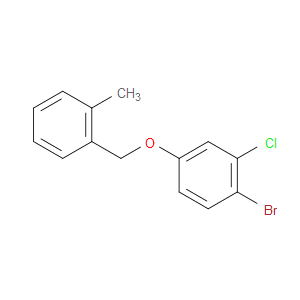1-bromo-2-chloro-4-((2-methylbenzyl)oxy)benzene