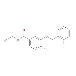 ethyl 4-fluoro-3-((2-fluorobenzyl)oxy)benzoate