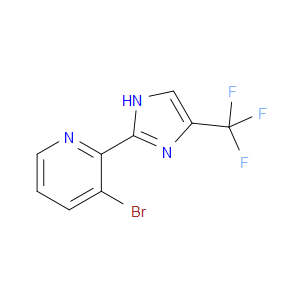 3-bromo-2-(4-(trifluoromethyl)-1H-imidazol-2-yl)pyridine