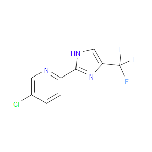 5-chloro-2-(4-(trifluoromethyl)-1H-imidazol-2-yl)pyridine
