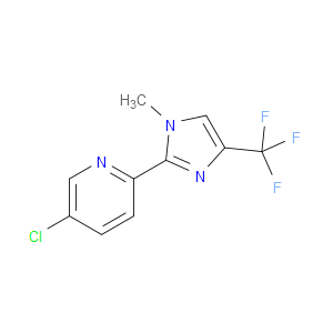 5-chloro-2-(1-methyl-4-(trifluoromethyl)-1H-imidazol-2-yl)pyridine