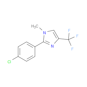 2-(4-chlorophenyl)-1-methyl-4-(trifluoromethyl)-1H-imidazole