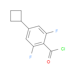 4-cyclobutyl-2,6-difluorobenzoyl chloride