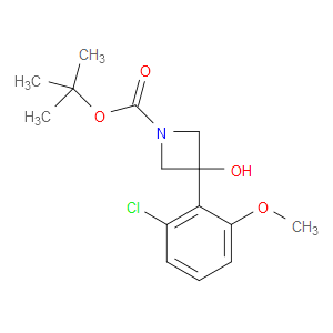 1,1-Dimethylethyl 3-(2-chloro-6-methoxyphenyl)-3-hydroxy-1-azetidinecarboxylate