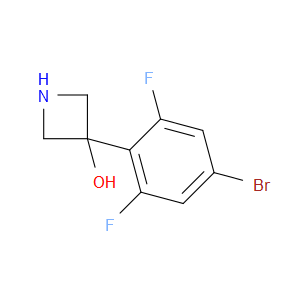3-(4-Bromo-2,6-difluorophenyl)-3-azetidinol
