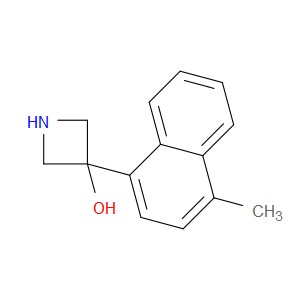 3-(4-Methyl-1-naphthalenyl)-3-azetidinol