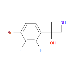 3-(4-Bromo-2,3-difluorophenyl)-3-azetidinol