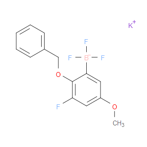 potassium (2-(benzyloxy)-3-fluoro-5-methoxyphenyl)trifluoroborate