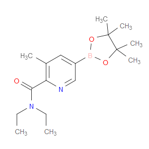 N,N-diethyl-3-methyl-5-(4,4,5,5-tetramethyl-1,3,2-dioxaborolan-2-yl)picolinamide