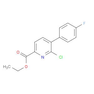 ethyl 6-chloro-5-(4-fluorophenyl)picolinate