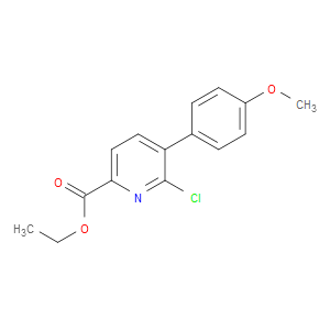 ethyl 6-chloro-5-(4-methoxyphenyl)picolinate