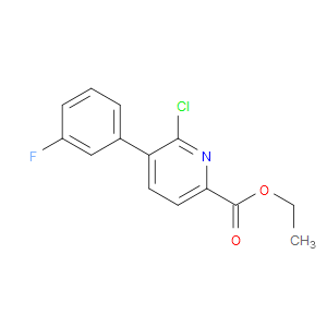 ethyl 6-chloro-5-(3-fluorophenyl)picolinate