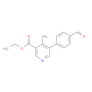 ethyl 5-(4-formylphenyl)-4-methylnicotinate