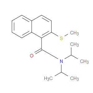 N,N-Bis(1-methylethyl)-2-(methylthio)-1-naphthalenecarboxamide
