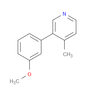 3-(3-Methoxyphenyl)-4-methylpyridine