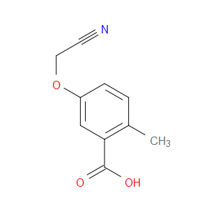 Benzoic acid, 5-(cyanomethoxy)-2-methyl-