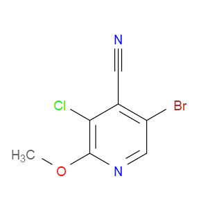 5-bromo-3-chloro-2-methoxyisonicotinonitrile